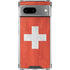 Switzerland Flag Distressed Google Pixel 8a Clear Case